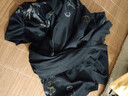 皮爾卡丹男裝桑蠶絲短袖t恤男士夏季新款寬松休閑半袖真冰 絲光棉體恤 皇冠黑色 3XL 185建議165-180斤 曬單實(shí)拍圖