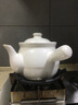康舒（KANGSHU）煎藥砂鍋熬中藥罐明火陶瓷藥鍋煎藥壺中藥壺熬藥沙鍋中藥煲煮藥罐 白色藥煲 加厚壁身 2100ml 曬單實拍圖