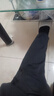 俞兆林【三防冰絲褲】防油防水防污夏季冰絲長(zhǎng)褲速干褲闊腿休閑褲 黑色束口 4XL 【170-190斤】 曬單實(shí)拍圖