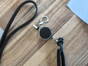 金峰伊卡迪 伊卡迪手機掛繩皮質(zhì)易拉扣吊繩胸牌伸縮掛脖證件卡套工作牌掛繩 黑色易拉扣皮繩 曬單實(shí)拍圖