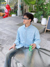 回力港風(fēng)復(fù)古牛仔襯衫男秋季潮牌純棉長袖襯衣青少年寬松休閑工裝外套 【100%純棉】淺藍(lán) L /175(男女同款) 曬單實(shí)拍圖