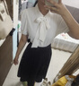 伯德小姐黑色a字長(zhǎng)裙女夏季傘裙職業(yè)襯衫半裙套裝面試裙子西裝半身裙 QZ02 黑色【加長(zhǎng)版】 M -適合100-110斤可穿 曬單實(shí)拍圖