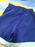 Skechers斯凱奇兒童舒適輕盈透氣速干褲子夏季男童梭織運動(dòng)短褲P225K014 中世紀藍/007D 150 曬單實(shí)拍圖