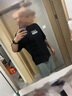 STONE ISLAND石頭島 25春夏純棉圓領(lǐng)印花LOGO短袖T恤 黑色 L 曬單實(shí)拍圖