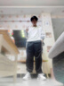 品艦男鞋2025新款夏季時(shí)尚青少年學(xué)生運動(dòng)鞋男款老爹鞋休閑鞋子男高檔 黑白【高品質(zhì)】 41 曬單實(shí)拍圖