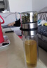 德國水杯茶水分離泡茶杯耐熱防燙辦公玻璃杯雙層過濾便攜杯子男士 泡茶師【高硼硅加厚底】 450ml 曬單實拍圖