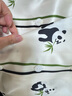 野獸派（THE BEAST）熊貓噗噗印花22姆米真絲情侶睡衣長(zhǎng)袖長(zhǎng)褲家居服生日禮物 曬單實(shí)拍圖
