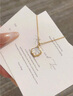 中國黃金（CHINA GOLD）一輩子貝殼吊墜女鎖骨鏈足金白母貝殼項鏈情人節(jié)生日禮物送女友 一貝子吊墜【配S925銀鏈】 曬單實拍圖