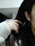 嵐束（LANSHU）925銀耳線(xiàn)小眾2025爆款蝴蝶氣質(zhì)款潮流蘇長(cháng)款學(xué)生簡(jiǎn)約冷淡風(fēng)耳飾  蝴蝶耳線(xiàn)【4.7mm】 曬單實(shí)拍圖