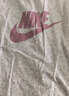 耐克NIKE女子短袖T恤 運(yùn)動(dòng)休閑 時(shí)尚簡約DX7907-052白粉L 曬單實(shí)拍圖