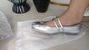 他她（TATA）薄霧少女銀色瑪麗珍鞋女平底芭蕾舞單鞋女2025新 銀色 37 曬單實(shí)拍圖