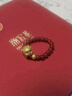 潮宏基瑪瑙足金黃金戒指女國(guó)潮定價(jià) 吞金獸貔貅 SRG33900018 曬單實(shí)拍圖