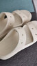 卡駱馳crocs經(jīng)典泡芙?jīng)鲂孢m耐磨坡跟泡芙鞋戶(hù)外拖鞋|207670 骨白色-2Y2(含智必星) 37 (230mm) 38 曬單實(shí)拍圖