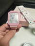 小米涂樂新款手表男女款初高中生學(xué)生專用電子手表初中生兒童女孩多功能防水運動考試專用 粉色方形【深度防水+夜光+鬧鐘】 【電池+工具】 曬單實拍圖