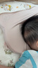 心香宜新生嬰兒枕頭硅膠定型枕0-2歲圓頭型向防偏頭相 硅膠定型枕【帶外枕套】 純色 曬單實(shí)拍圖