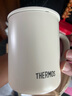 膳魔師（THERMOS）保溫杯340ml男女士兒童馬克杯咖啡杯保冷水杯子JDG-351 奶白色 曬單實拍圖
