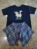 G.DUCKKIDS小黃鴨童裝女童夏裝套裝2025新款兒童衣服女孩夏季短袖裙褲兩件套 一整套 130 尺碼7~8歲【120-130cm】cm 曬單實(shí)拍圖