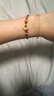 周六福平安扣情侶手繩5D硬金黃金轉(zhuǎn)運(yùn)珠男女定價(jià) 約1.12g 黑繩七夕禮物 曬單實(shí)拍圖