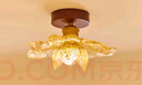 CASAGD中古風(fēng)入戶玄關(guān)高級感花瓣過道燈樓梯衣帽間走廊2025新款中山燈具 【蓮韻】-金箔-三色變光 曬單實(shí)拍圖