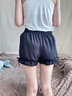 亦纖2025年新款jk安全褲防走光南瓜褲女夏季薄款冰絲保險(xiǎn)燈籠底褲短褲 黑色防走光燈籠褲 L 建議120-140斤穿 曬單實(shí)拍圖