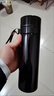 RICH YOUR HOME德國(guó)品質(zhì)保溫杯男款茶水分離泡茶杯新款便攜高檔大容量保溫杯 商務(wù)黑600ml鋼蓋款-茶水分離 曬單實(shí)拍圖