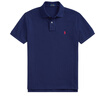 Polo Ralph Lauren 拉夫勞倫【禮物】男裝 經(jīng)典款修身網(wǎng)眼布短袖網(wǎng)球衫RL13503 400-藍(lán)色 M 曬單實(shí)拍圖