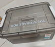 禧天龍多功能五金大小號工具箱家用畫筆收納盒車載整理箱雙層16升 灰色 曬單實拍圖