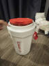 家一咖啡杯形垃圾桶帶蓋廚房廁所分類(lèi)衛生間按壓垃圾簍客廳創(chuàng  )意垃圾筒 （按壓咖啡杯形） 月牙白 12L 曬單實(shí)拍圖