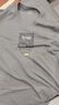 布先生鯊魚(yú)印花純棉t恤男短袖夏季時(shí)尚耐穿寬松百搭 礦石灰 L/175  曬單實(shí)拍圖