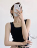 貓人（MiiOW）吊帶背心女【莫代爾棉】2025新款春夏外穿遮副乳美背內(nèi)搭打底上衣 曬單實(shí)拍圖