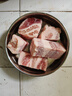 京東跑山豬去皮五花肉塊凈重4斤 烤肉炒菜食材 新鮮速凍 紅燒肉原料 曬單實(shí)拍圖