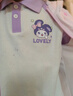 女童夏裝套裝2025新款學(xué)院風(fēng)polo衫大童套裝衣服夏季長(cháng)褲兒童衣服 笑耶兔K粉白+笑耶兔K嫩粉 110 曬單實(shí)拍圖
