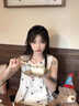 CTOX韓系穿搭休閑運(yùn)動(dòng)套裝女夏季甜美風(fēng)蝴蝶結(jié)背心無袖上衣長(zhǎng)褲兩件套 淺卡其色上衣+長(zhǎng)褲【兩件套】 M 【建議95-105斤】 曬單實(shí)拍圖