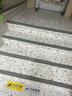 歐因樓梯防滑條PVC踏步壓條自粘家用臺階護角收邊條室外幼兒園包邊條D L型10*4cm寬灰黃色   1米裝 曬單實(shí)拍圖