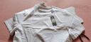 七匹狼3件裝純棉短袖男T恤打底衫夏季薄款運動(dòng)吸汗衫全棉透氣半袖老頭衫 100%棉【V.領(lǐng)】白色+白色+白色 3XL (185) 推薦170斤-200斤 曬單實(shí)拍圖