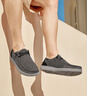斯凱奇（Skechers）七夕禮物男鞋夏季一腳蹬帆布鞋商務(wù)通勤休閑軟底板鞋66387 曬單實(shí)拍圖