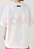 GOLFCROSS男女同款簡(jiǎn)約純色字母logo鋼印純棉落肩短袖t恤 白色 2XL  曬單實(shí)拍圖