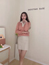 皮爾卡丹中年媽媽裝毛衣洋氣針織小衫新款中老年女裝秋冬時(shí)尚打底衫套裝 粉紅色 110 (建議85-110斤) 曬單實(shí)拍圖