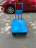 信宇哲折疊電動(dòng)平板車(chē)四輪搬運(yùn)車(chē)?yán)纱u水泥搬運(yùn)車(chē)手推車(chē)家用拉貨小推車(chē) 基礎(chǔ)款【載800斤】75*60 曬單實(shí)拍圖