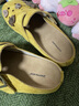 真維斯（Jeanswest）勃肯鞋女時(shí)尚輕便包頭半拖鞋女外穿夏季新款休閑涼拖鞋 發(fā)財(cái)黃 37 曬單實(shí)拍圖