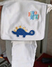 貝肽斯吸汗巾兒童隔汗巾一片式刺繡吸汗導(dǎo)濕嬰兒幼兒園墊背巾S碼 0-1歲 曬單實拍圖