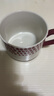 NITORI宜得利家居 辦公室咖啡杯高顏值簡(jiǎn)約喝水杯陶瓷馬克杯 水滴紋馬克杯 紅色 430ml 曬單實(shí)拍圖