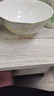 瑞玖家用骨瓷碗金邊高足米飯碗大理石面碗陶瓷吃飯碗湯碗高足防燙面碗 云卷云舒6英寸高足面碗 1個(gè) 曬單實(shí)拍圖
