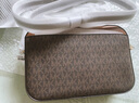 MICHAEL KORS 女士鏈條裝飾印花單肩斜挎相機包情人節禮物 35S1GTTC9B BROWN 默認1 曬單實(shí)拍圖