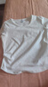 森馬（Semir）短袖t恤女短款修身圓領(lǐng)內(nèi)搭25夏涼感收腰V領(lǐng)上衣辣妹109325100006 曬單實(shí)拍圖