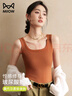 貓人（MiiOW）吊帶背心女冰絲涼感莫代爾棉2025新款內(nèi)搭打底夏外穿美背無袖上衣 曬單實拍圖