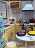森敘兒童禮物DIY小屋大城小鎮(zhèn)模型積木拼圖玩具[屋頂+防塵板+氛圍燈] 廚房場景【屋頂+防塵板+氛圍燈】 曬單實(shí)拍圖