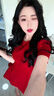 LIZONGXI紅色短袖連衣裙女夏季法式千金訂婚禮服小個子收腰顯瘦紅裙子短裙 紅色【短袖短款】 S 【80-100斤】 曬單實拍圖
