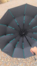 小魔全自動晴雨傘男女晴雨兩用折疊傘遮陽傘黑膠太陽傘120骨可定制 曬單實拍圖