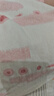 都市麗人睡裙女士睡衣女100%純棉夏季寬松印花口袋短袖圓領(lǐng)可外穿粉色L 曬單實(shí)拍圖